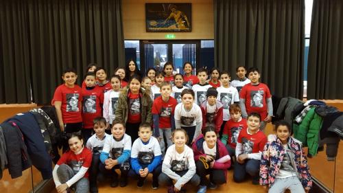 Simona with kids at Stejarii Country Club