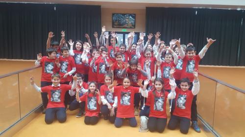 Simona with kids at Stejarii Country Club